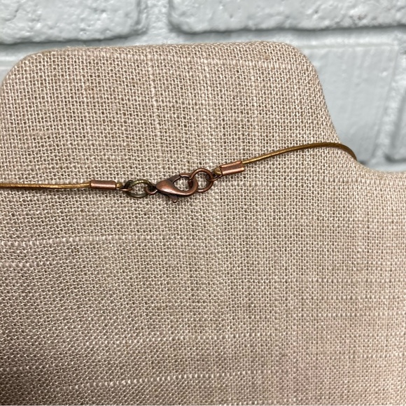 Hand Crafted Boho Electroplated Quartz And Crystal Bead Necklace NEW - Picture 7 of 10